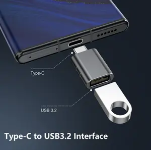 وصلة تحويل من نوع C الذكور إلى الأنثى وصلة تحويل USB 3.0 وصلة تحويل صغيرة من نوع C OTG من جهة التصنيع والمورد