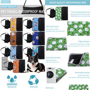 कोलाबोर 22 कोलोरोस बहु-कार्य कुत्ते तह शिविर बिस्तर सो रहे पैड आरामदायक जलरोधी - Product Image 2