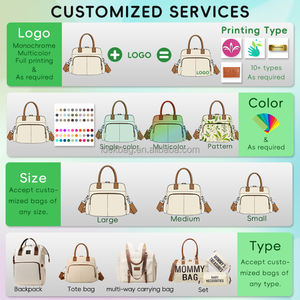 Tas Bayi Multifungsi 2 in 1, Organizer Stroller, Tas Popok, Berkualitas Tinggi, Tahan Air, Tas Gantung untuk Perjalanan - Product Image 4