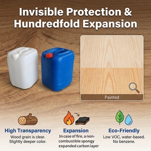 Revestimiento líquido ignífugo arquitectónico resistente al ácido, productos químicos ignífugos para barniz <span class=keywords><strong>transparente</strong></span> de madera, <span class=keywords><strong>pintura</strong></span> ignífuga - Product Image 2