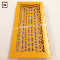 Grille de ventilation décorative de style européen découpée au laser, panneau de sortie d'air en aluminium, motif personnalisé disponible