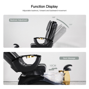 Sillón de Pedicura de Lujo Madamcenter, Moderno, sin Plomería, con Lavabo Eléctrico, para Salón de Belleza - Product Image 5