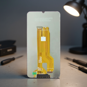 Pantalla Táctil LCD para Teléfono Móvil Realme C61 C63, Paquete de Servicio, Negra, Sin Marco - Product Image 3