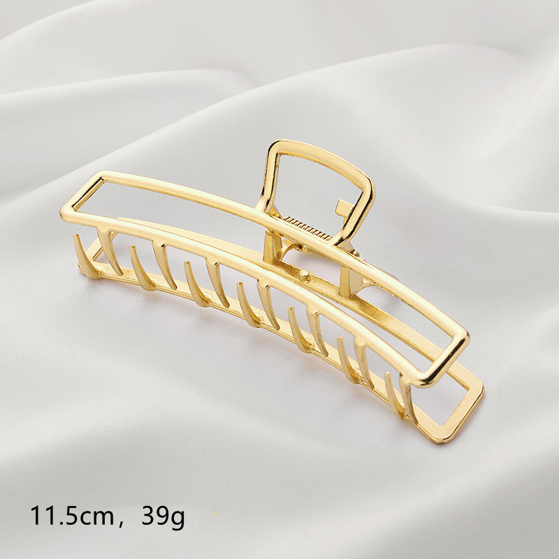 3 Metall-Klauenclips Für Haare - Roségold & Silber, 12 Cm, Rutschfeste Haarspangen Für Frauen