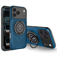 Vente en gros usine pour iPhone 18 Pro Max/17 Air/16E/15 Plus/14 – Coque de téléphone antidérapante avec support rotatif à 360° et protection magnétique de l'objectif