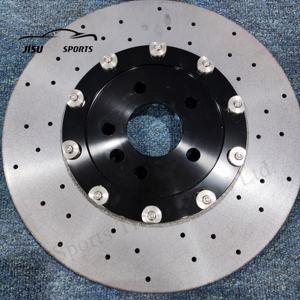 Disque de frein en céramique de carbone à bas <span class=keywords><strong>prix</strong></span> 420/370mm plaquettes de Performance de Rotor de disque en céramique avant/arrière pour remplacement Audi Q8 <span class=keywords><strong>RSQ7</strong></span> RS6 - Product Image 2