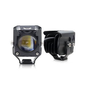 Qidewin Motorcycle Spotlight 12V LED Dual Color Yellow White IP67 Waterproof External <b>Light</b> For Electric Vehicle - Product Image 2