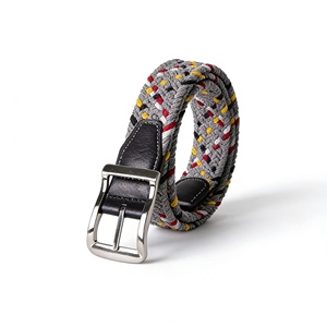 Cinturón de Golf Casual para Hombre, Nuevo Modelo <span class=keywords><strong>2026</strong></span>, Material de Poliéster Suave, Sin Perforaciones, Hebilla de Pin, Elástico y Trenzado, para Uso Diario - Product Image 3