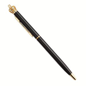 Stylo bille promotionnel de luxe en métal avec logo sportif gravé au laser, pointe de 1,0 mm et encre noire pour femme - Product Image 3