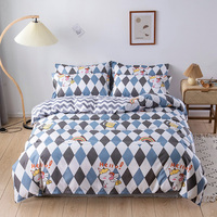 Ensemble de literie design en coton d'aloe vera, 4 pièces, ensemble de draps personnalisés, taille king, en stock