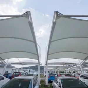 Outdoor Seven Zickzack Stahl membran struktur Parkhaus/Modernes Design Luxus-Parkzelt