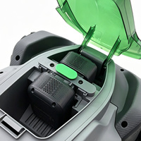 Tondeuse à gazon sans fil VERTAK légère 2*20V, coupe-herbe électrique de 17 pouces, tondeuse à gazon pour travaux de jardinage