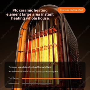 Nuevo calentador de escritorio pequeño de oficina, baño de ahorro de energía para el hogar, calentador eléctrico, artefacto de calefacción de invierno soplador de aire caliente para el hogar - Product Image 2