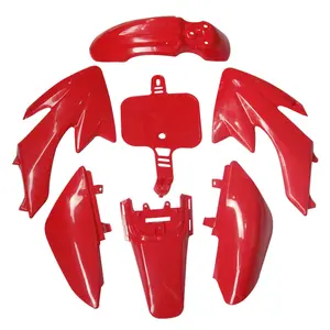 Rot farbe CRF50 Fender Kunststoff Abdeckung AUFKLEBER Kits Für Honda CRF50 CRF50F STYLE Pit Dirt bike