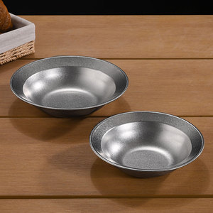 Bol coréen rétro doré et argenté en acier inoxydable épaissi pour salade, dessert, nouilles Lamian – Métal durable pour les fêtes - Product Image 3