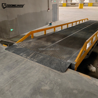 Station d'amarrage mobile Rampe pour poids lourds Rampe portable pour conteneurs et cargaisons Rampe de chargement mobile hydraulique de 20 tonnes à vendre