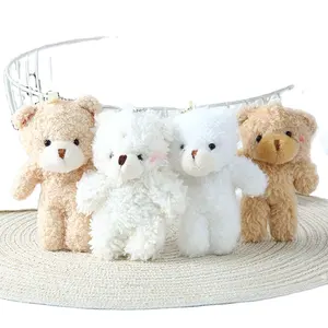 Botu küçük oyuncak ayıcık peluş yumuşak doldurulmuş hayvan oyuncaklar küçük kolye sevimli elmas ayılar bebek çocuklar kızlar için düğün hediyeleri