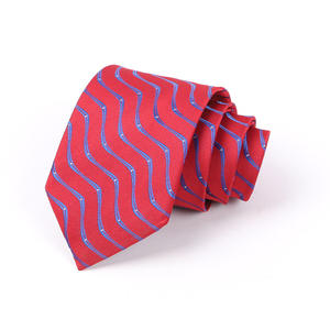 Corbata Jacquard Geométrica de 8 cm para Hombre Tiyo, 100% Poliéster, Antipilling, Profesional, para Adultos, Regalo - Product Image 2