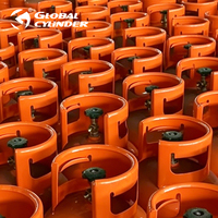 Bouteille de gaz GPL en acier V-5A de 12,5 kg (26,5 L) pour le marché du Honduras, certifiée ISO, pression de 18 bars, modèle GPL-12,5 kg, usage domestique