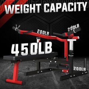 Wellshow Poitrine Presse Machine <span class=keywords><strong>Banc</strong></span> de Presse avec Bras Indépendants Réglable Plat Inclinaison <span class=keywords><strong>Banc</strong></span> pour Poitrine AB Workouts - Product Image 4