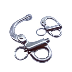 <span class=keywords><strong>HLM</strong></span> Manille à œil pivotant à fermoir rapide pour chaîne d'ancre de bateau - Product Image 1