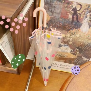 Ombrello Lungo Virale per Bambini da Esterno con Manico Lungo, Trasparente, a Pois, Modello <span class=keywords><strong>Apollo</strong></span> <span class=keywords><strong>8</strong></span>, con <span class=keywords><strong>8</strong></span> Stecche, Resistente alla Pioggia - Product Image 3