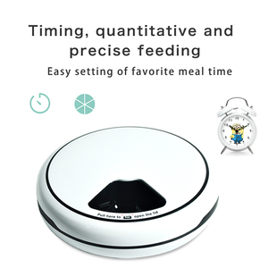 Alimentador inteligente para <span class=keywords><strong>mascotas</strong></span> separado bandejas <span class=keywords><strong>de</strong></span> comida USB CARGA AUTOM&amp;Aacute;TICA Pet Cat perro taz&amp;oacute;n aliment - Product Image 4