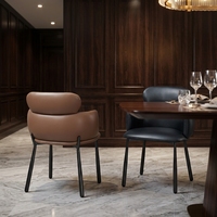 Chaises de salle à manger modernes de luxe nordique pour restaurants, ensemble de chaises en bois massif avec coussin, idéal pour café et chambre d'hôtel