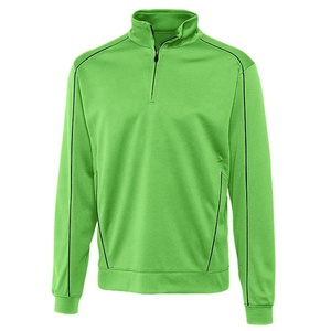Sweat-shirt d'hiver épais et chaud à col montant, coupe classique, personnalisable, pour homme, avec fermeture éclair quart de tour, écologique, couleur unie - Product Image 2