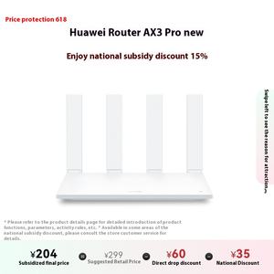 Huaweis <span class=keywords><strong>AX3</strong></span> <span class=keywords><strong>Pro</strong></span> Puerto Gigabit de alta velocidad para el hogar nuevo 3000 Mbps Internet inalámbrico One Touch Smart Acceleration WiFi 6 Router - Product Image 3