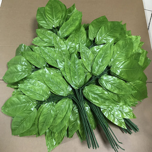 Decoración de <span class=keywords><strong>hojas</strong></span> de plantas de imitación <span class=keywords><strong>Hojas</strong></span> artificiales para decoración de boda de árbol decorativo - Product Image 5