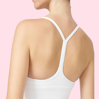 Beau soutien-gorge de sport pour femmes débardeur d'entraînement respirant élastique avec sangle antichoc pour la course et le sport