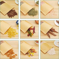 Sachets Doypack Personnalisés en Papier Kraft Écologique pour Grains de Café, Snacks, Fruits Secs, Noix et Emballage Alimentaire
