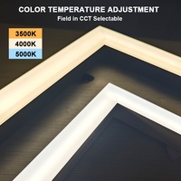 Barre lumineuse linéaire LED suspendue pour plafond, homologuée UL, à usage commercial, 1 pilote pour 4 modules d'éclairage, pour une éclairage continue et sans intermissions.