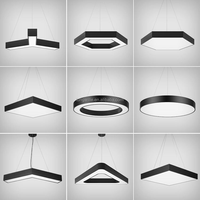 Profil LED linéaire incurvé moderne et personnalisable en aluminium, extrusion flexible avec diffuseur pour décorations