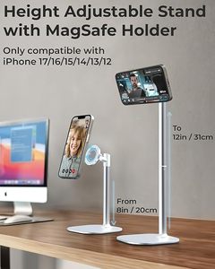 แท่นวางโทรศัพท์แม่เหล็ก MagStand สำหรับโต๊ะทำงาน ขาตั้งกล้อง 9-13 นิ้ว ฐานถ่วงน้ำหนักปรับได้ แม่เหล็กยึดติดแน่น - Product Image 4