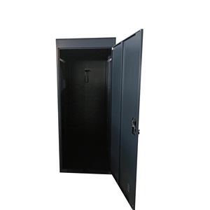 <span class=keywords><strong>Armario</strong></span> de almacenamiento de Estacionamiento seguro para bicicleta, mueble para exteriores, ahorro de espacio, resistente a la intemperie, color gris oscuro - Product Image 3
