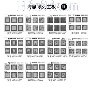 ตาข่ายกันน้ำมันสีเขียวสำหรับงานซ่อมแซมวงจร PCB <span class=keywords><strong>CPU</strong></span> ยี่ห้อ Mechanic ใช้ได้กับ iPhone SAMSUNG Qualcomm MTK HIS - Product Image 5