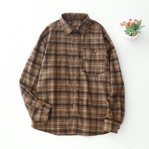<span class=keywords><strong>Camicia</strong></span> di Flanella a <span class=keywords><strong>Quadri</strong></span> da <span class=keywords><strong>Donna</strong></span> Verde Calda Comoda Personalizzata di Alta Qualità in 100% Cotone - Product Image 5