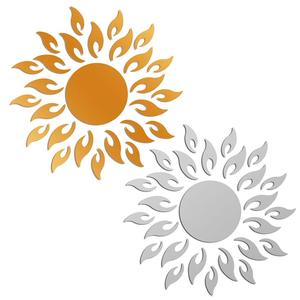 Vinilo Adhesivo Decorativo Removible 3D con Diseño de Girasol para Espejo de Pared, Decoración del Hogar, Espejos DIY, Arte Decorativo - Product Image 5