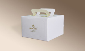 Cá Nhân Màu Trắng Vuông 4 6 8 10 12 14 Inch Với Cửa Sổ Ổ Bánh Cưới Sinh Nhật Bánh Bao Bì Các Tông Giấy Cấp Thực Phẩm Hộp - Product Image 2