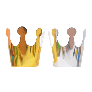 Có Thể Điều Chỉnh Kích Thước Gấp Giấy <span class=keywords><strong>Hat</strong></span> Với Vàng Vương Miện Sinh Nhật Đảng Mũ Nón Cho Người Lớn Trẻ Em Cho Lễ Kỷ Niệm Trang Trí - Product Image 6