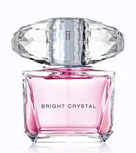 Originele Parfum 1:1 Merk Vrouwen Heldere Kristal Parfum 90Ml Voor Mode Spray Lady Parfum Geur Langdurige Geur