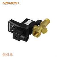 Vanne solénoïde pneumatique Opt-B, vanne de drainage intégrée, vanne de commande directionnelle 5/2 voies, industrielle, DC24V AC240V