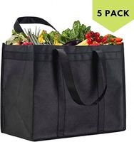 Sacs fourre-tout non tissés personnalisés pour l'emballage de légumes et produits alimentaires à bas prix