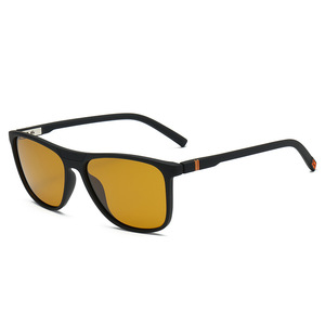 Lunettes de soleil rectangulaires polarisées UV400 pour hommes, lunettes de sport d'extérieur à monture complète - Product Image 2