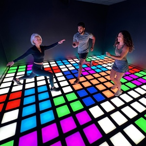 Salle de sport, aire de <span class=keywords><strong>jeux</strong></span> intérieure et extérieure, salle de <span class=keywords><strong>jeux</strong></span> active, <span class=keywords><strong>jeux</strong></span> de sol LED 30x30cm, <span class=keywords><strong>jeux</strong></span> de sol interactifs, jeu d'activation au sol - Product Image 1