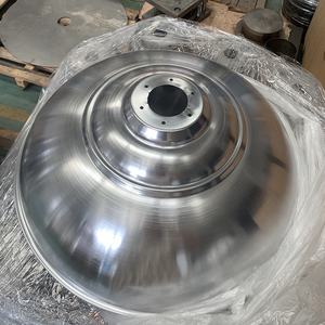 رخيصة إضاءة معدنية عاكس الألومنيوم الغزل المنتجات جولة تركيب المصابيح غطاء - Product Image 4