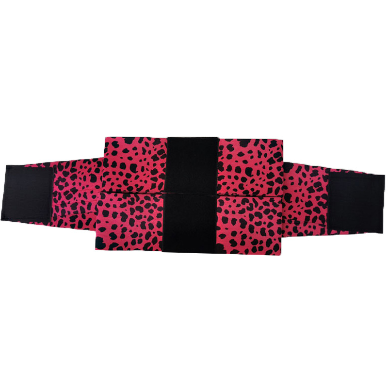 Estampado de leopardo rosa rojo