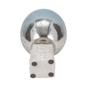 Portacandele in vetro con base in marmo, candelabro decorativo per centrotavola da caffè, decorazione per camera da letto - Product Image 6